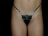 the butterfly thong - a wire butterfly front with black fabric  hand made for $45 by brooks coleman