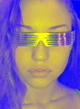 cyberpunk vision - these slotted metal shades make just about anyone look sooooo bad ass.Inspired by my friend and cyber-dude himself,bruce sterling.
Part hand made,part machined by brooks coleman.
e-mail me: brooksdesign@mail.gbronline.com
