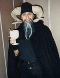 1991 Tim The Enchanter from Monty Python sips from the Holy Grail