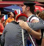2006 Faux Frenchmen mourn the loss vs Italy in Little Italy after the World Cup