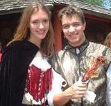 Handsome Couple - NY Renaissance Faire at Sterling Forest, Tuxedo NY, 2001