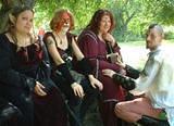 Nero 4 - Role Playing Gamers at the NY Renaissance Faire at Sterling Forest, Tuxedo, NY 2001.