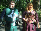 Nice Pair - 2002 Fort Tryon Park Medieval Festival.  The Cloisters, NYC.