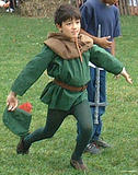 Robin Hood - 2002 Fort Tryon Park Medieval Festival.  The Cloisters, NYC.