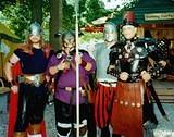 Warlord Marsallas and his Horde - Warlord Marsallas and his Horde pose after taking control at the PA Renaisance Faire in 1997.  See more at www.legionxxiv.org/cmndrtimewarp