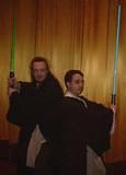 Qui-Gon & Friend - "Attack of the Clones" Opening Night at the Ziegfeld, NYC.