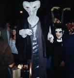 Tall Red Eyed Alien - New York City Halloween Parade