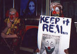 Anti-Mime Clowns - Clowns protesting against their silent enemies...