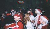Smokin' Santa at Play - NYC SantaCon 2001