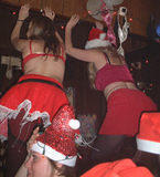 Bar dancers2 - NYC SantaCon, 2002