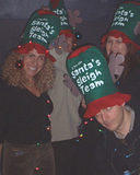 Santas sleigh team - NYC SantaCon, 2002
