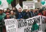 Gay Irish, Inclusion Now! - Acitivists protesting their formal exclusion from the NYC Saint Patrick's Day Parade,2001