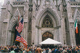 St Patrick's Cathedral 2 - Proudly watching over its namesake parade, 2001.