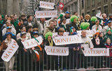 Townies - Just outside St Patricks Cathedral at the NYC St. Patrick's Parade, 2001