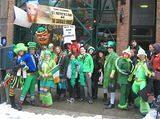 And yes, beer was found as the "Leprecon" all day costume rampage commenced.  Cheers all around.