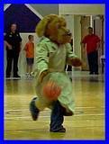 McGruff playing basketball with the Harlem Entertainers - Nobody knew that I McGruff has moves 
like the pro's!!   

This is me playing McGruff
