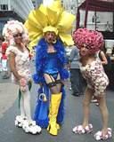 Flower Girls - New York City's Gay Pride Parade, 6/01.