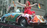 Janis Joplin & Cool Car - New York City's Gay Pride Parade, 6/01.