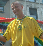 Ronaldo - NYC Gay Pride Parade, 6-30-02