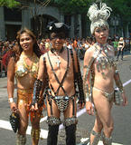 Mirror Girls & Pirate Boy - NYC Gay Pride Parade, '02
