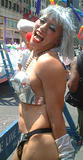 Silver Xena - NYC Gay Pride Parade, '02