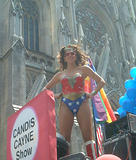 Wonder Woman goes to church - NYC Gay Pride Parade, '02