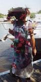 Woman in a Flowerd Dress - Fire Island Invasion 2000