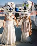 Brides - Burning Man 2001.  To edit record e-mail Editor@CostumeNetwork.com.