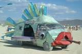 Smokin Fish Car - Burning Man 2002