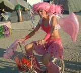Pink Barbarian Angel - Burning Man, 2002.