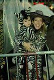 Zebra baby & mom - NBC Today Show '00 Halloween Costume Contest