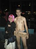Naked Guy - Censored Sign