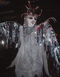 Winter Angel - This Angel floated from the roof of a neighboring building at Earth Celebrations Winter Pageant, 2002.