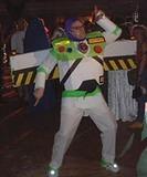Dancing Buzz - To infinity and beyond?  Great home-made costume at Chicago's annual Twelfth Night Masqued Ball
