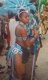 Blue & White Beauty - Trinidad Carnival 2000