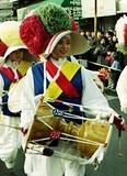 Drumming Beauty - NYC Lunar New Year Parade, Flushing Queens 2001