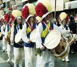 Marching Drummers - NYC Lunar New Year Parade, Flushing Queens 2001