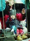 Waving Baby - NYC Lunar New Year Parade, Flushing Queens 2001