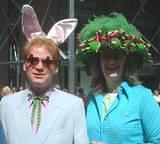 Bunny & Bush - NYC's 5th Avenue Easter Parade, 2002