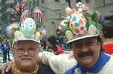 Egg Heads - NYC's 5th Avenue Easter Parade, 2002.