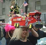 FDNY Hat - NYC's 5th Avenue Easter Parade, 2002.