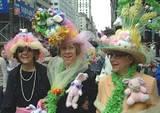 Flower Bunnies - NYC's 5th Avenue Easter Parade, 2002.