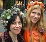 Flowered Beauties - NYC's 5th Avenue Easter Parade, 2002.
