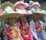 Flowered Honey's - NYC's 5th Avenue Easter Parade, 2002.