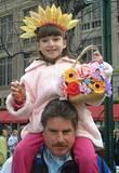 Flower Queen - NYC's 5th Avenue Easter Parade, 2002.