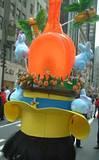 Carmen Mofongo rear - Hat with a real bee on back.  NYC's 5th Avenue Easter Parade, 2002.