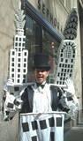 NYC Skyline - & designer Gaylord... NYC's 5th Avenue Easter Parade, 2002.