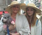 Poodle Sisters - NYC's 5th Avenue Easter Parade, 2002.