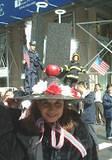 WTC Hat - NYC's 5th Avenue Easter Parade, 2002.