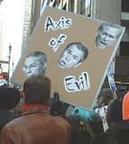 Axis of evil
NYC's Anti-War Protest, 2-15-03